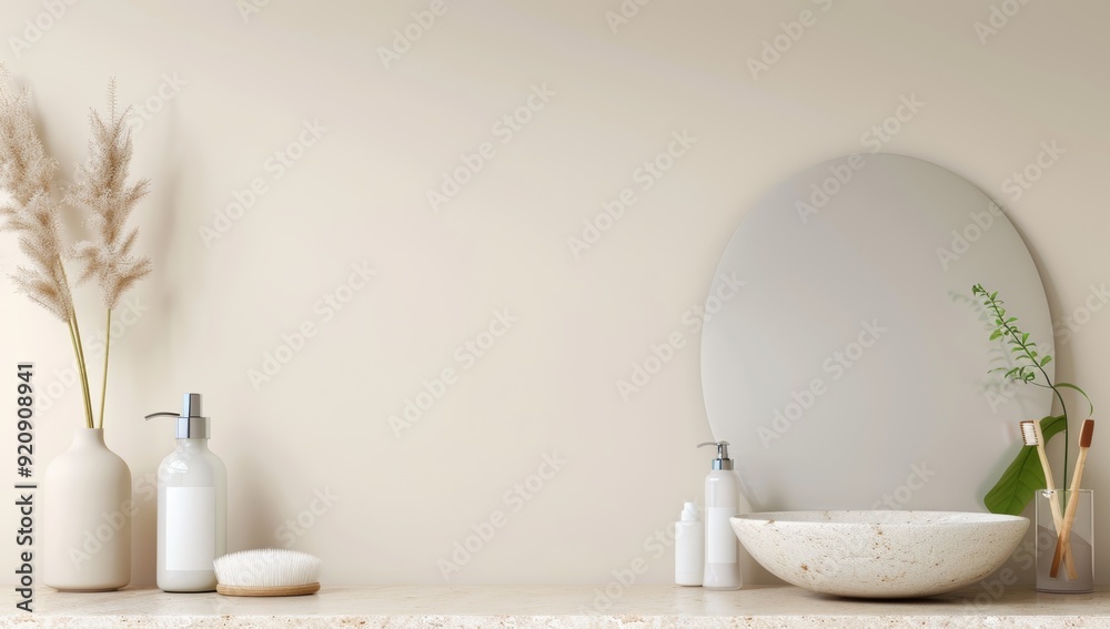 Blurred background of a modern home interior with an empty wooden table top for product display montage Blurred background of a modern home interior with an empty wooden table top for product display montage