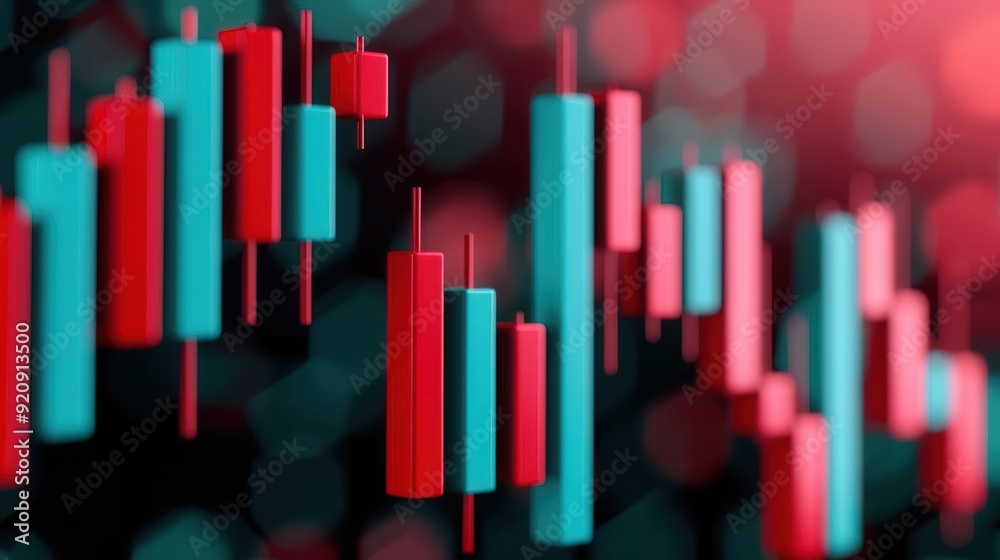 AIdriven stock market analysis, illustrating new financial tools AIdriven stock market analysis, illustrating new financial tools