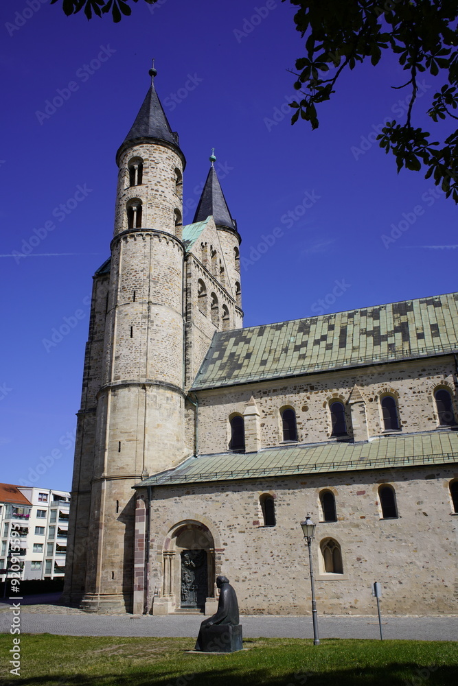 The Monastery of Our Lady (also Marienstift or Liebfrauenstift) is a monastery complex in the old town of Magdeburg. Saxony-Anhalt, Germany. The Monastery of Our Lady (also Marienstift or Liebfrauenstift) is a monastery complex in the old town of Magdeburg. Saxony-Anhalt, Germany.