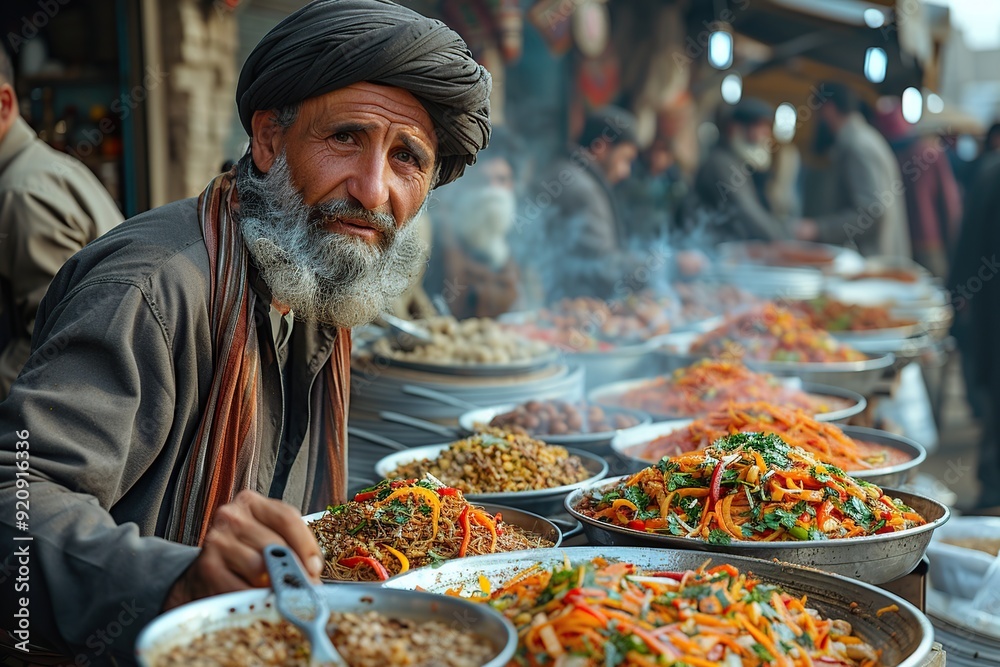 Street Food Vendor in Afghanistan Street Food Vendor in Afghanistan