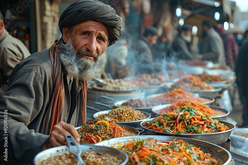 Street Food Vendor in Afghanistan