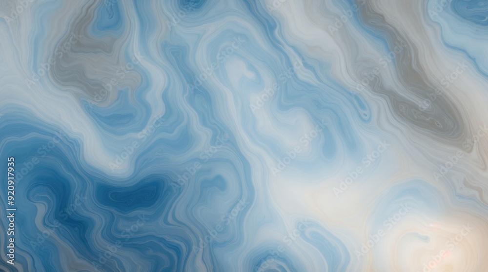 Blue and white swirling designs reminiscent of marbled ink or flowing water Blue and white swirling designs reminiscent of marbled ink or flowing water