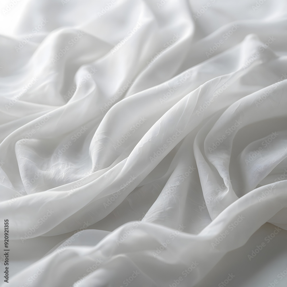 Obraz premium white silk background
