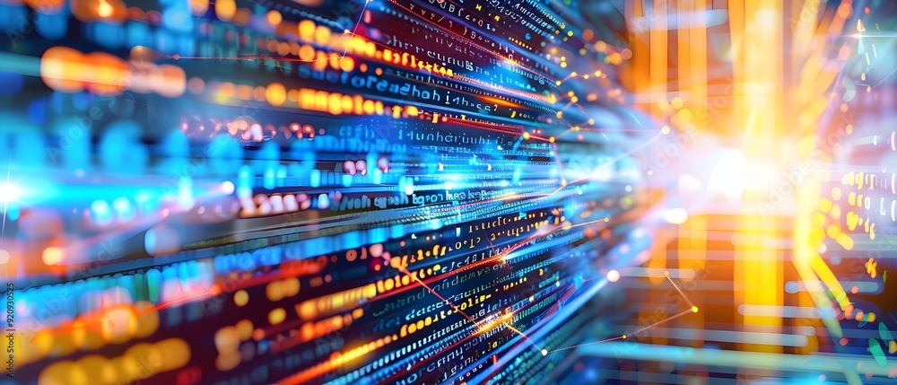 Abstract Digital Data Flow. Abstract Digital Data Flow.