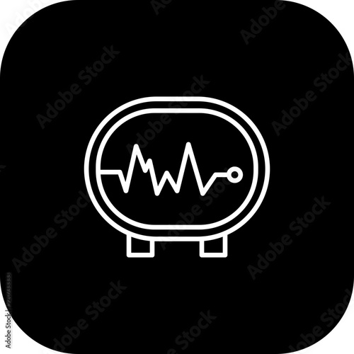 Electrocardiogram Icon Design