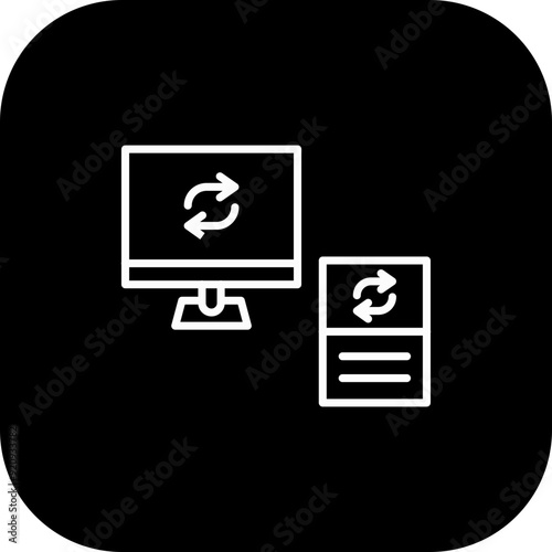 Data Synchronization Icon Design