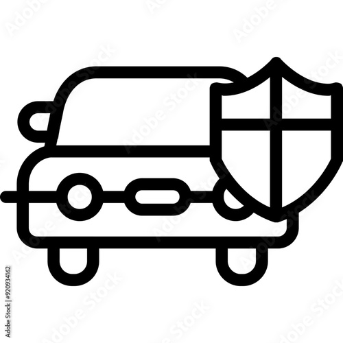 Car with a paint sealant Icon