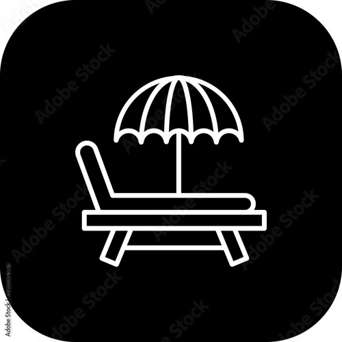 Sunbed Icon Design