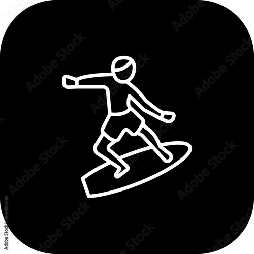 Surfing Icon Design