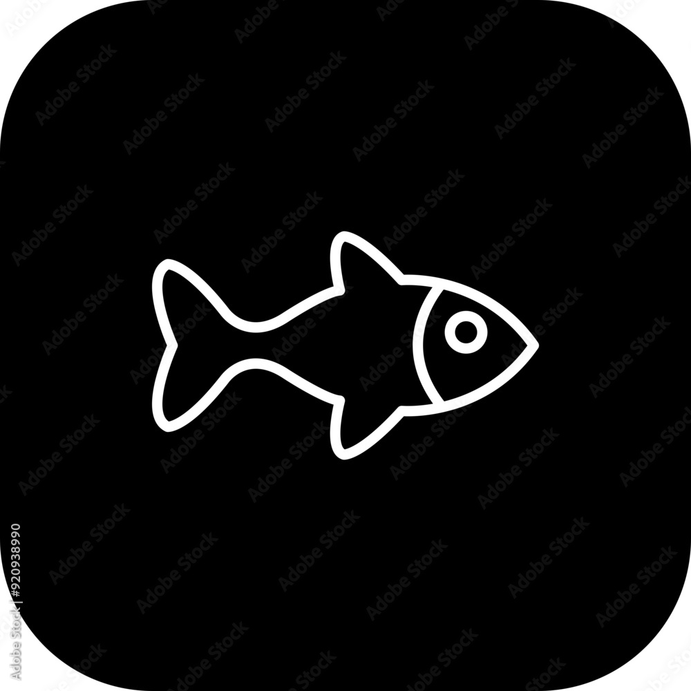 Fototapeta premium Fish Icon Design