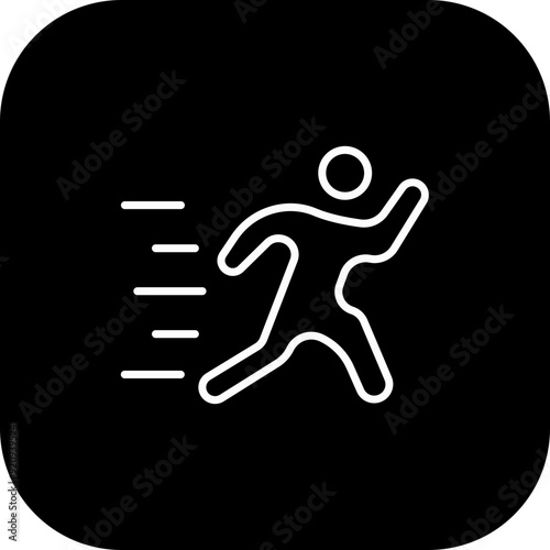 Running Icon Design