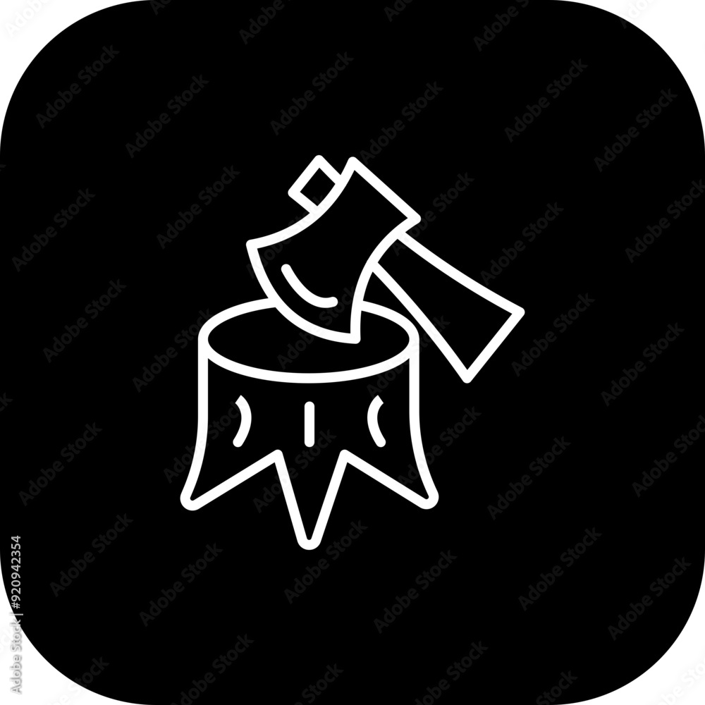 Deforestation Icon Design Deforestation Icon Design