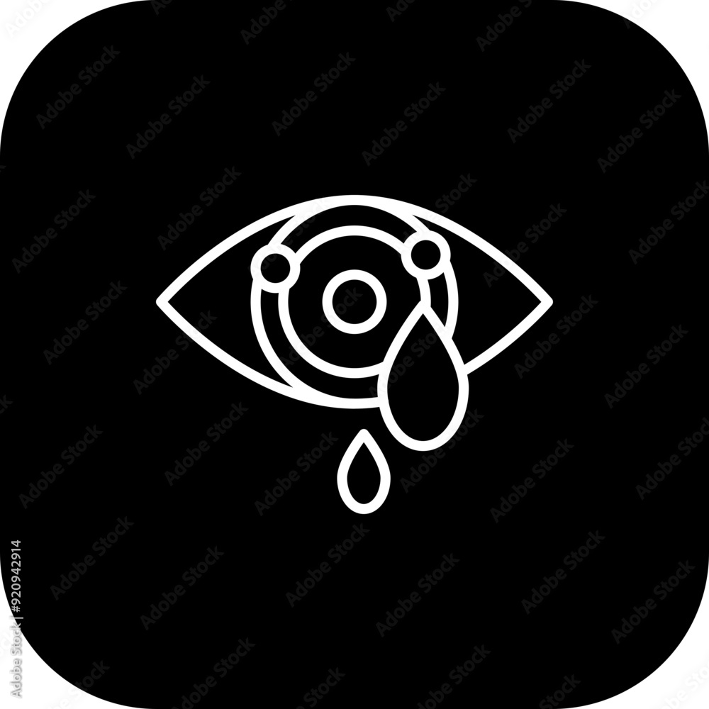 Conjunctivitis Icon Design Conjunctivitis Icon Design