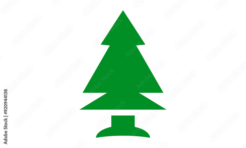 Fototapeta premium fir tree, pine tree vector logo