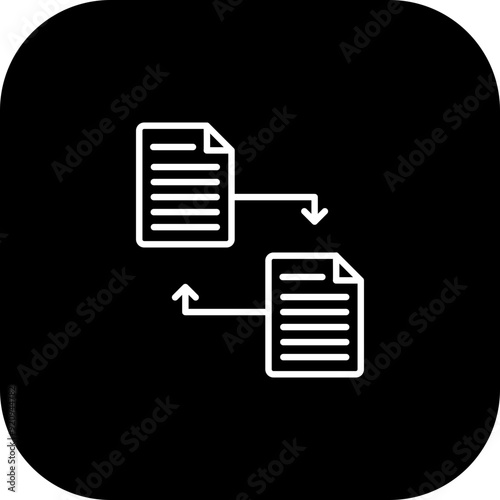 Files Exchange Icon Design photo