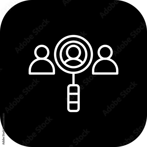 Search Employee Icon Design