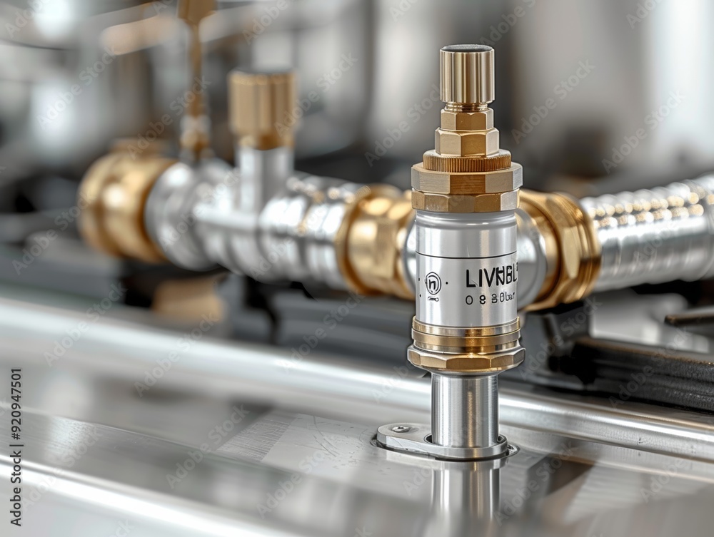 Close up of a Kitchen Fire Suppression Nozzle Installed Above a Stove for Safety and Fire Prevention Close up of a Kitchen Fire Suppression Nozzle Installed Above a Stove for Safety and Fire Prevention