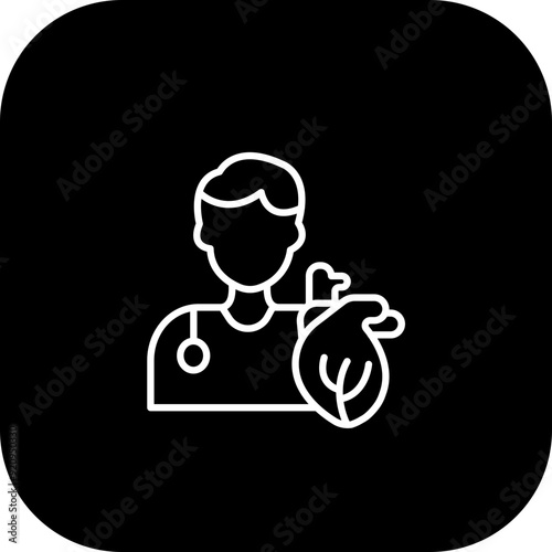 Cardiologist Vector Icon Design