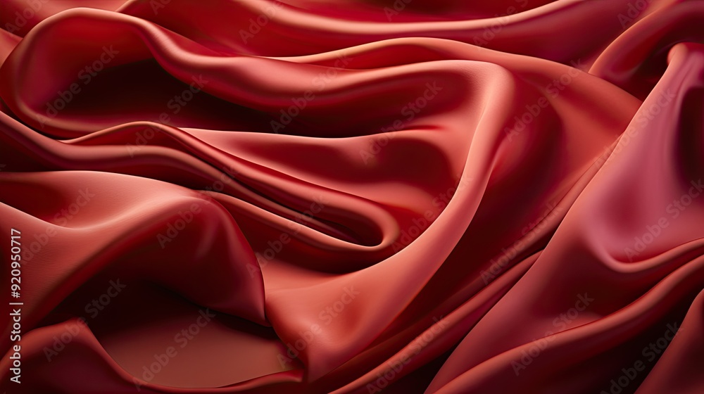 Obraz premium red satin background