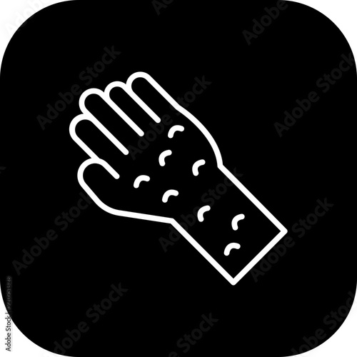 Skin Rash Vector Icon Design