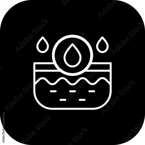 Oil Skin Vector Icon Design