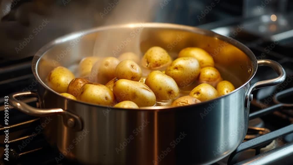 Cooking Potatoes on Stove Cooking Potatoes on Stove