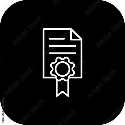 Licence Vector Icon Design