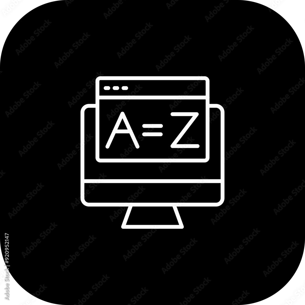 Vocabulary Vector Icon Design Vocabulary Vector Icon Design