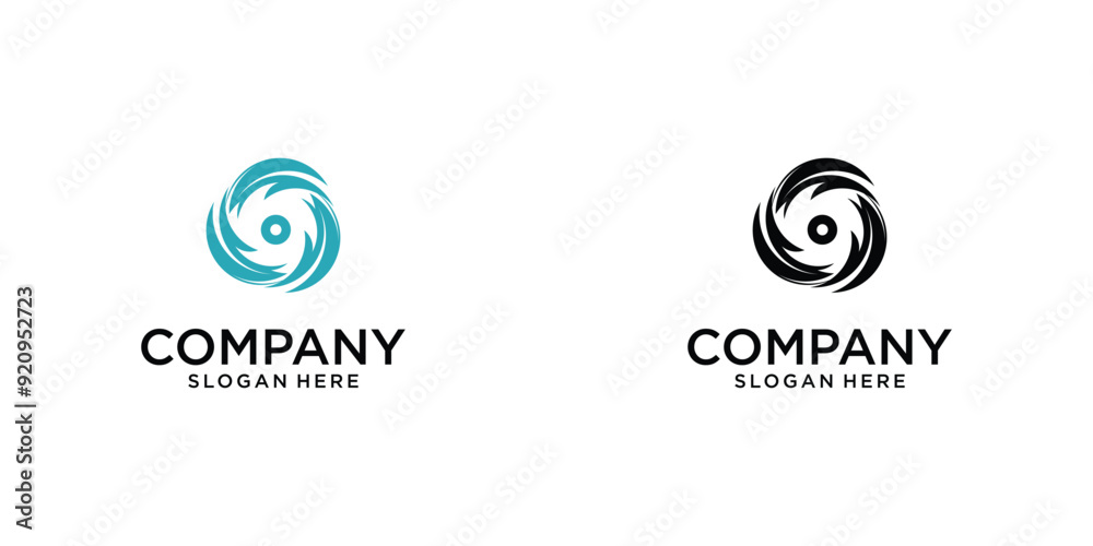 Creative swirl logo design with modern style premium vector Creative swirl logo design with modern style premium vector