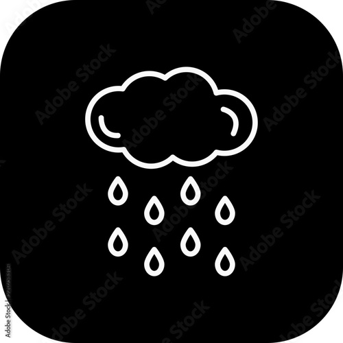 Rain Vector Icon Design