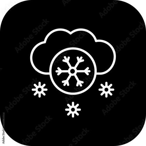 Snow Vector Icon Design