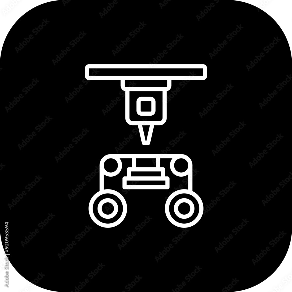 Laminated Object Manufacturing Icon Design Laminated Object Manufacturing Icon Design
