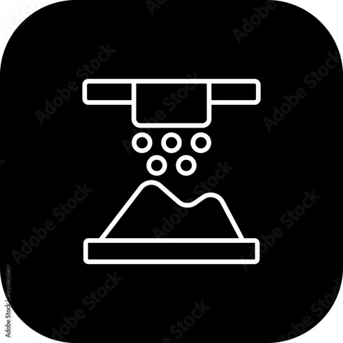 Nanoparticle Jetting Icon Design