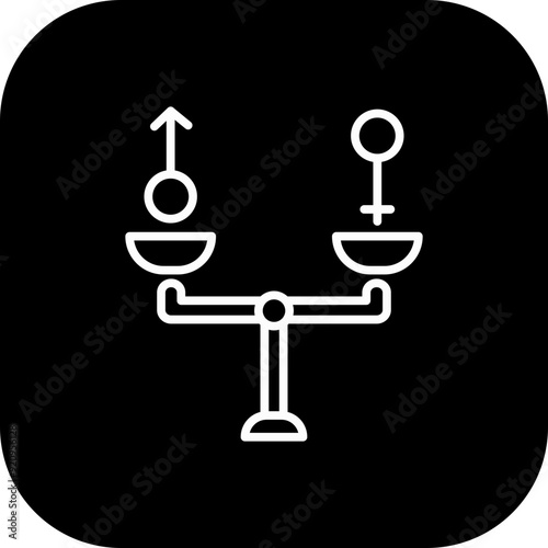 Gender Equality Icon Design