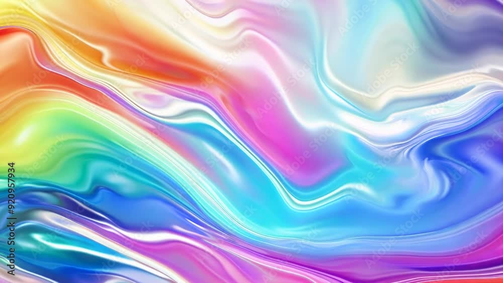 Vibrant Abstract Color Waves Vibrant Abstract Color Waves