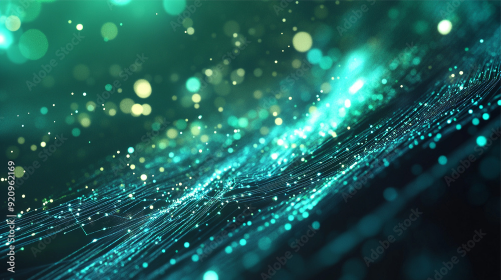abstract digital background with glowing particles. Network connection structure. Futuristic shape abstract digital background with glowing particles. Network connection structure. Futuristic shape