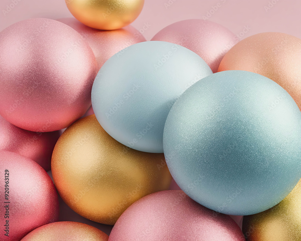 A bunch of colorful balls with glitter on them A bunch of colorful balls with glitter on them