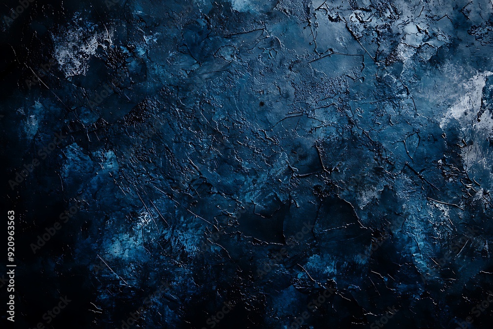 Dark blue textured background with rough, abstract, painted surface. Dark blue textured background with rough, abstract, painted surface.