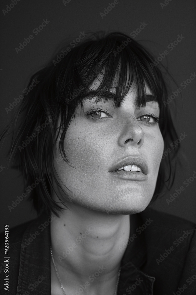 Ultra-Realistic Minimalistic Portrait in High Fashion Style, 8K Professional Photography