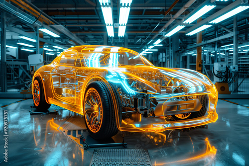 Futuristic Transparent Car Design