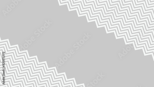 Grey zig zag pattern abstract background vector image