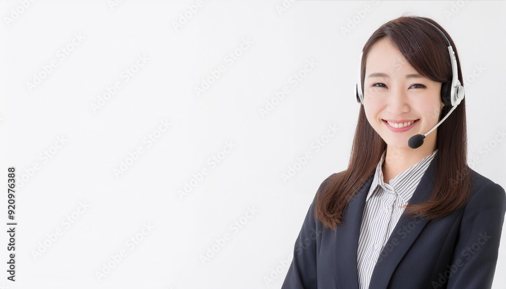 20代のオペレーターのアジア人のスーツを着た女性。(Asian female operator in her 20s wearing a suit.)
20代のオペレーターのアジア人のスーツを着た女性。(Asian female operator in her 20s wearing a suit.)
