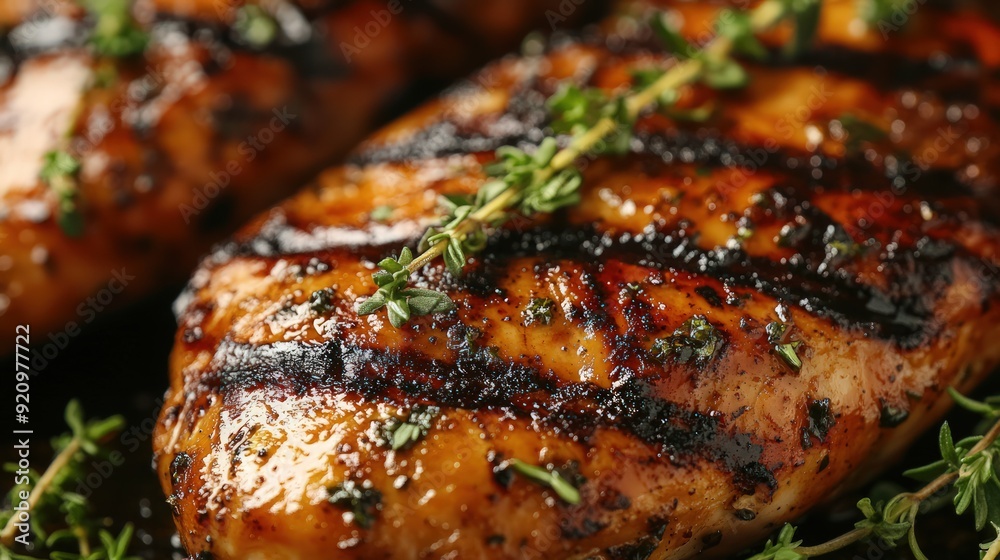 Grilled Chicken Breast with Thyme Grilled Chicken Breast with Thyme