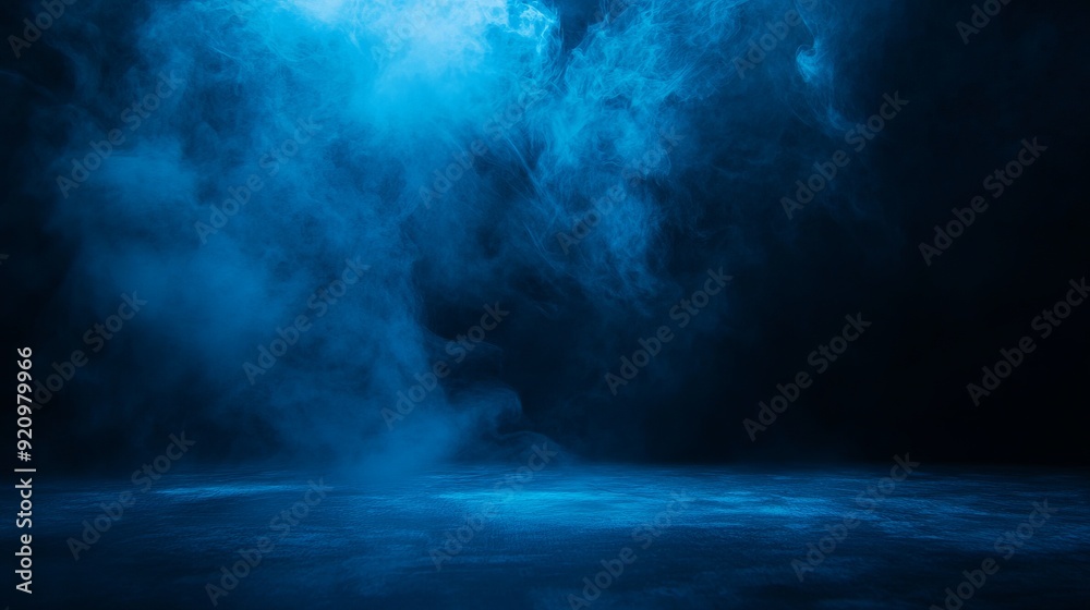 Blue Fog Abstract Background Blue Fog Abstract Background