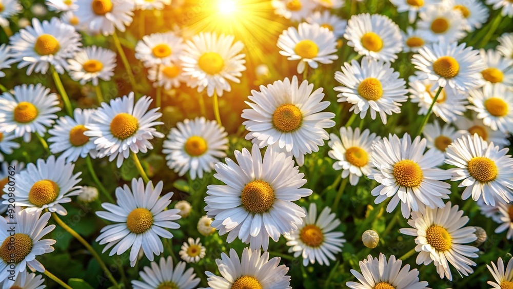 A Delightful Display of Spring's Colors: Daisies in a Meadow AI Generated A Delightful Display of Spring's Colors: Daisies in a Meadow AI Generated