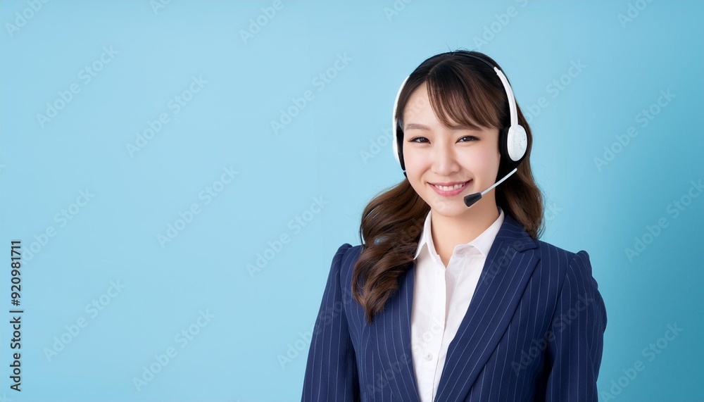 20代のオペレーターのアジア人のスーツを着た女性。(Asian female operator in her 20s wearing a suit.)
20代のオペレーターのアジア人のスーツを着た女性。(Asian female operator in her 20s wearing a suit.)