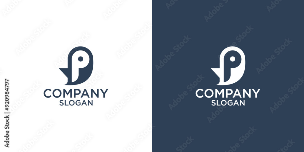 letter p abstract monogram logo vector design letter p abstract monogram logo vector design