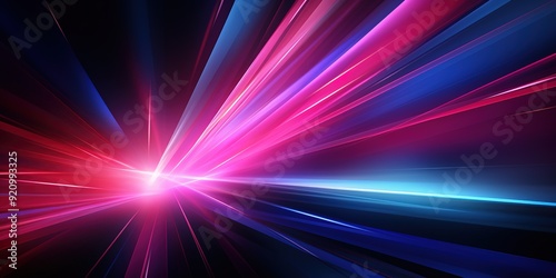 Abstract background with radiating pink and blue lines.