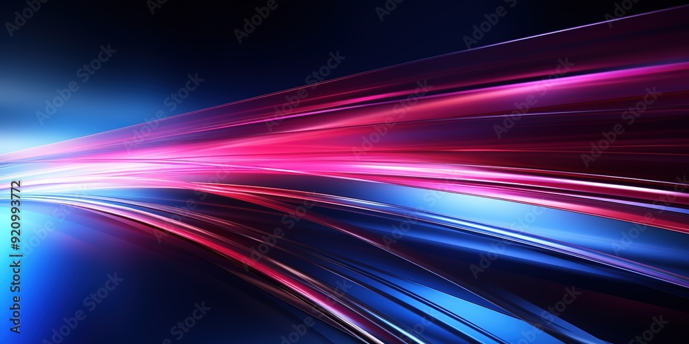 Abstract background with shiny blue and pink curved lines. Abstract background with shiny blue and pink curved lines.