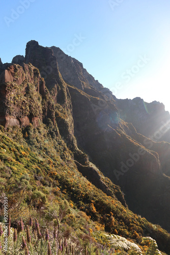 view of the mountains